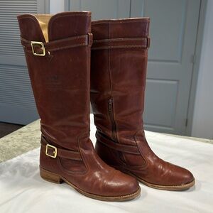 Coach Whitley leather boots
